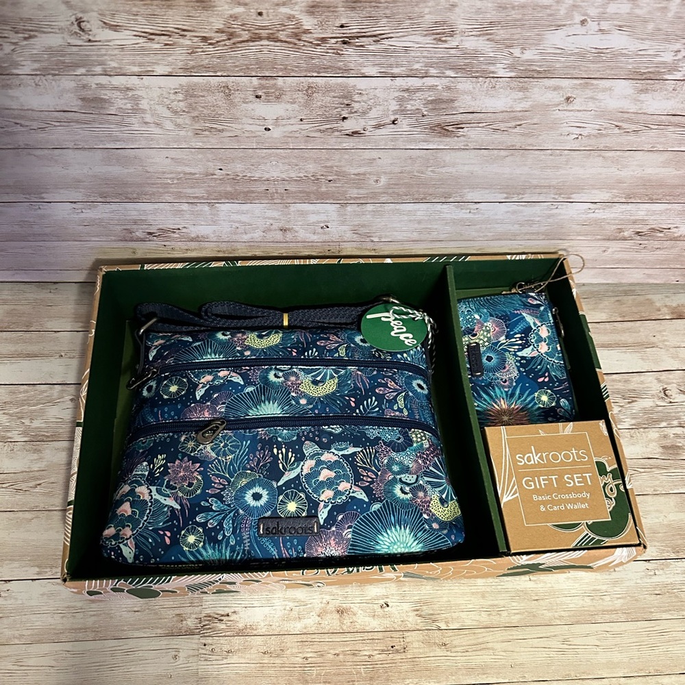 BRAND NEW basic crossbody & card wallet.